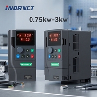 Variateur de fréquence vectoriel triphasé 0,75-3KW 380V IP20 pour compresseur, prix usine, entraînement AC VFD