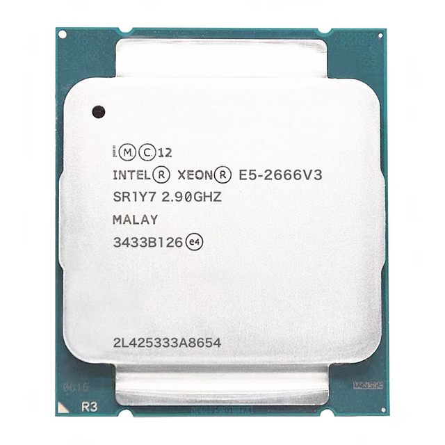 SERVER CPU ECC E5-2666V3 for Inter Xeon Processor CPU 3.0GHz 22NM LGA 2011-3 TDP 105W 10CORES