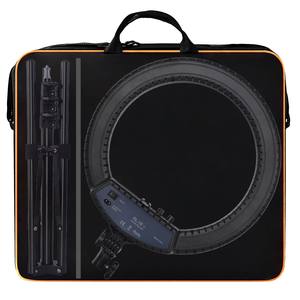 Anneau lumineux LED professionnel de 18 pouces <span class=keywords><strong>avec</strong></span> trépied, intensité réglable 3200K-5600K, éclairage photographique pour maquilleurs et diffusion en direct - Product Image 5
