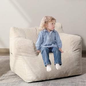 コーデュロイKIDSリビングルームソファビーンバッグチェアソファ - Product Image 4