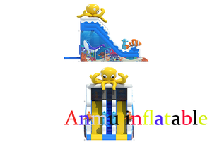 El Nuevo Tobogán Inflable Marino con Temática Animal 2026 Ofrece una Variedad de Opciones de Color y Tamaño Personalizables - Product Image 6