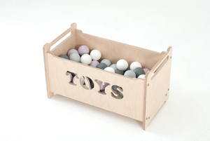 Montessori กล่องเก็บของเล่นไม้สำหรับเด็กห้องนอนโรงเรียนอนุบาลโรงเรียนโรงนา-ที่จัดระเบียบสถานรับเลี้ยงเด็ก - Product Image 2