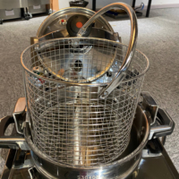 Machine multifonctionnelle commerciale de friteuse de cuisine pour la friture de poulet