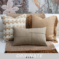 RUIYI Housse de coussin de luxe pour oreiller décoratif simple Housse de coussin décorative pour la maison
