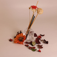 Unique Design Home Decor Perfume Bottle Luxury Custom Clear Reed Diffuser Bottle With Rattan Sticks