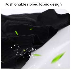 Braguitas Menstruales Impermeables de Algodón Acanalado de 4 Capas para Mujer, a Prueba de Fugas, para Flujo Abundante, Ropa Interior para Incontinencia - Product Image 4