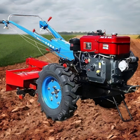 Mini motoculteur à roues, petit tracteur à bas prix pour les agriculteurs, motoculteur durable