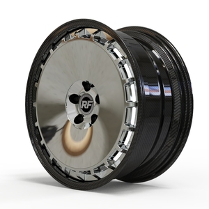 Roues forgées en fibre de carbone brossée de 12 000 tonnes |   Nouvelle mise à niveau/rénovation de qualité OEM pour Hellcat - Product Image 3
