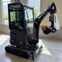 Mini-excavatrice de 1 tonne à chenilles, haute efficacité, vente directe usine, machine de terrassement à vendre