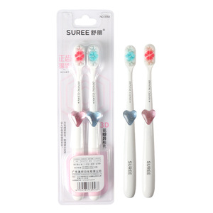 Shuli Adult Toothbrush Soft Bristle <b>Gum</b> Care Manual Toothbrush for Home Use - Product Image 4