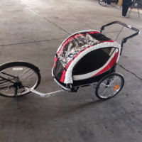 Vélos Vélo Voyage Bébé Poussette Pliable Vélo Remorque Enfants Jogger Tandem Remorque Vélos