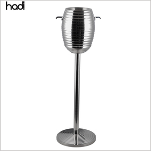 HADI all'ingrosso fornitori di <span class=keywords><strong>attrezzature</strong></span> <span class=keywords><strong>alberghiere</strong></span> di alta qualità 5L secchio di vino rotondo in acciaio inossidabile da Bar porta secchi di ghiaccio - Product Image 4
