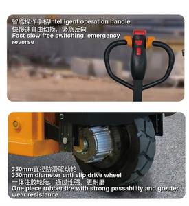 HZHI 3-in-1 Elektrische Pallettruck Stapelwagen 3300lbs Hefvermogen Palletwagen Lithium 48V Batterij Elektrische Zijdelingse Verstelling Polyurethaan - Product Image 6