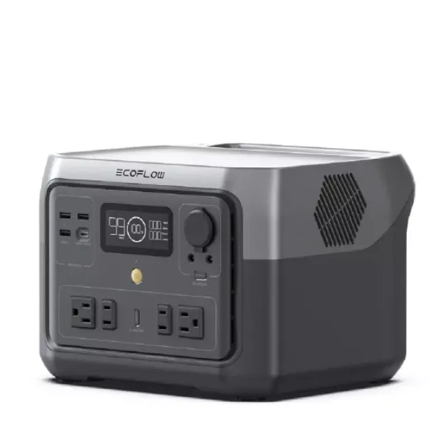 EcoFlow RIVER 2 Max Power Station Camping Power 512Wh 500W AC Solar Generator LiFePO4 Battery