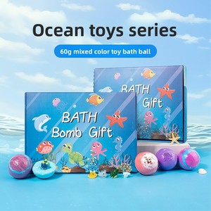 Ocean Toy - <span class=keywords><strong>Bolas</strong></span> <span class=keywords><strong>de</strong></span> <span class=keywords><strong>Sal</strong></span> para <span class=keywords><strong>Baño</strong></span>, 60 g * 12 Unidades, para el <span class=keywords><strong>Baño</strong></span> <span class=keywords><strong>de</strong></span> Niños, Control <span class=keywords><strong>de</strong></span> Grasa y Exfoliante, Caja <span class=keywords><strong>de</strong></span> Regalo - Product Image 2