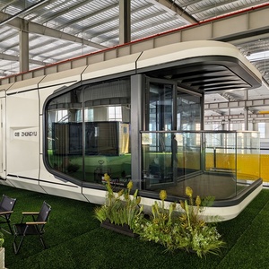 Ngoài trời hiện đại không thấm nước không gian di động viên nang du lịch di chuyển khu dân cư <span class=keywords><strong>container</strong></span> nhà prefab nhà - Product Image 1