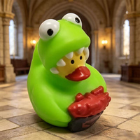 Canards en caoutchouc sur le thème d'Halloween - Jouets promotionnels personnalisés en caoutchouc souple multicolores