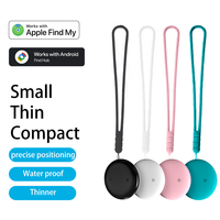 Traceur GPS double système iOS & Android pour animaux de compagnie, anti-perte pour chien, localisateur Bluetooth précis pour chiens et clés, compatible AirTag