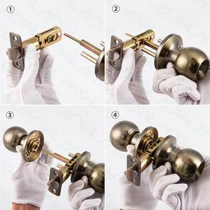 2026 सबसे अच्छा विक्रेता मैक्सिमल प्राचीन पीतल 6007 ट्यूबलर डोर लॉक वाटरप्रूफ जस्ता एंसी ग्रेड 3 - Product Image 6