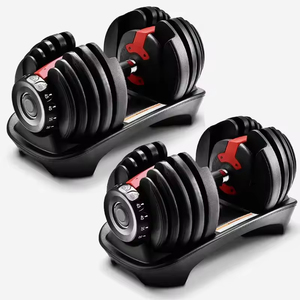 Manubri in Ghisa da 40KG a Cambio Rapido, Funzionamento Silenzioso, per Allenamento della Forza, Pesi Regolabili - Product Image 1