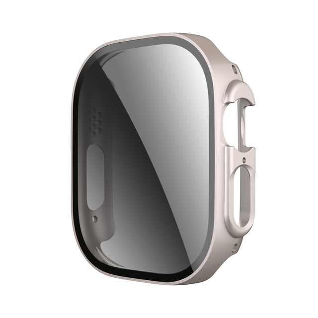 2-in-1 Tempered Glass Film Anti Peeping and Anti Scratch Watch Protective case Suitable for Apple Watch 40 42 45 44mm 46mm 49mm