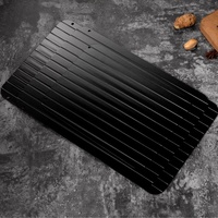 Plaque de décongélation rapide pour la cuisine et la maison, en alliage d'aluminium, pour décongeler rapidement les steaks, les aliments congelés et la viande