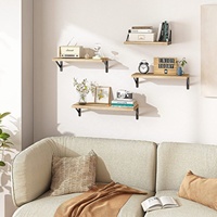 Étagère murale simple en bois MDF de style américain pour la maison pour le salon Entrée Chambre à coucher Rangement mural ou suspension