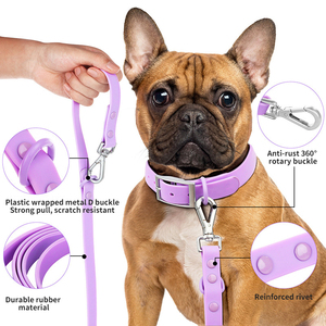 Collier de chien de compagnie personnalisé en nylon élastique tactique OEM GPS tracker Ensembles de laisse pour chiens et animaux de compagnie - Product Image 1
