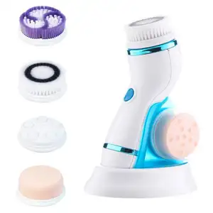 Multi-Function Waterproof Facial Cleansing Brush Portable Beauty and Care Face Washing Spa System Electric Face Cleansing Brush