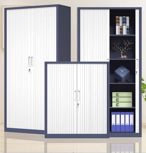 Office Steel Storage <strong>Cabinet</strong> 2 Sliding Roller Shutter Tambour Door <strong>filing</strong> <strong>cabinet</strong> - Product Image 4