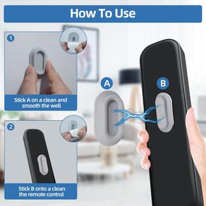 Magnetic <strong>Remote</strong> <strong>Control</strong> Holder Wall Mount Self-Adhesive <strong>Remote</strong> <strong>Control</strong> Organizers <strong>Storage</strong> for Air Conditioner and Charger Holder - Product Image 2