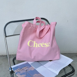 Offre Spéciale sacs fourre-tout en toile de plage d'été avec impression en soie et logo de dessin animé poignée portable grande capacité - Product Image 4