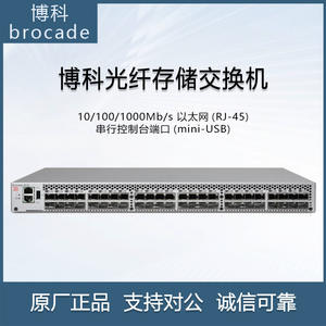 Brocade-Conmutador de fibra de almacenamiento FC SAN BR6505, servidor de 48 puertos, funciones PoE VLAN SNMP, stock de conmutador de red activo - Product Image 2