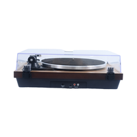 Tourne-disque Vintage Platine pour Disques Vinyles avec Haut-parleurs Intégrés Bluetooth Rétro Phonographe Design Élégant Platine