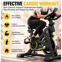 Sepeda Spinning Beban Maksimal 120kg Flywheel 6kg Kontrol Magnetik 1000x490x1250mm Dudukan Perangkat LCD Sepeda Kardio Gym Rumah OEM ODM
