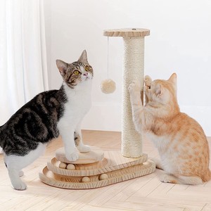 Cao cấp sisal mèo gãi bài + leo Khung trong một mảnh. Mèo sẽ cào điên cuồng và móng vuốt sẽ không bị bẩn. - Product Image 2