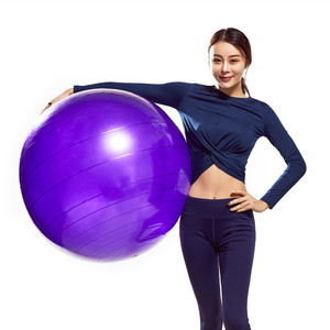 Ballon de yoga et de fitness anti-éclatement en PVC écologique pour la grossesse, l'accouchement et l'entraînement sportif - Product Image 2