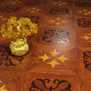 Suelo flotante moderno para oficina Hdf Mdf 12mm Parquet Suelo laminado de madera Piso Flotante - Product Image 1