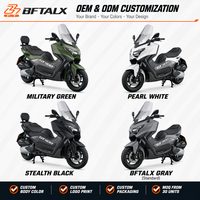 Scooter à essence ADV 300cc à charge lourde, certifié EPA, moteur monocylindre, EFI, ABS, frein avant et arrière, vitesse maximale de 120 km/h