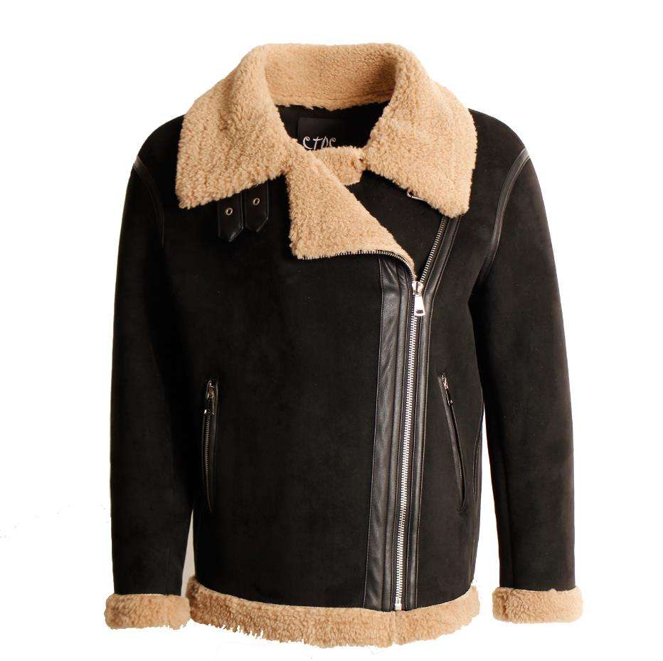 Plus Size Faux Shearling Coat Mens Big Tall Winter Fashion