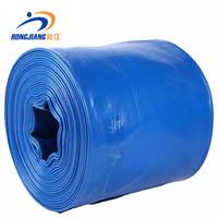 Irrigation agricole 1 2 3 4 5 6 12 14 16 pouces PVC Layflat Tuyau flexible de décharge de la pompe à eau Tuyau layflat