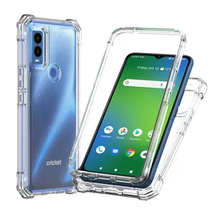 Clear Transparent TPU Cell Phone Cases For Cricket Vison Plus Debut Smart Ovation 3 Icon 4 Innovate E 5G Shockproof Phone Cover