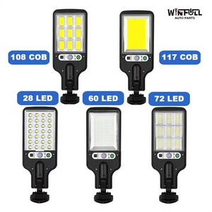 Lampe solaire murale de jardin extérieure à LED avec détecteur de mouvement, éclairage de garage, étanche - Product Image 3