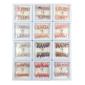 Vente en gros <span class=keywords><strong>pas</strong></span> <span class=keywords><strong>cher</strong></span> presse sur les <span class=keywords><strong>ongles</strong></span> haute qualité moyen cercueil coeur perle français pointe <span class=keywords><strong>ongles</strong></span> manucure acrylique bâton sur les <span class=keywords><strong>ongles</strong></span> - Product Image 4