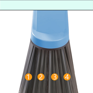 Nouvel ensemble de balais rotatifs à long <span class=keywords><strong>manche</strong></span> pour la maison avec pelle à poussière en plastique coupe-vent pour le nettoyage des sols - Product Image 5