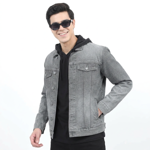 Street Wear Adjustable Premium Quality <b>Men</b> Fashion Jeans <b>Jacket</b> Top Manufacturer Latest Design Cheap Price <b>Denim</b> <b>Jackets</b> - Product Image 1