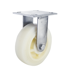 CARSUN Heavy Duty Rollen rad <span class=keywords><strong>4</strong></span> <span class=keywords><strong>5</strong></span> 6 8 Zoll weißes <span class=keywords><strong>Nylon</strong></span>-Rad kugellager Industrielle Lenk rolle OEM unterstützt - Product Image 3