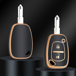 Coque de protection souple en TPU à <span class=keywords><strong>2</strong></span> boutons pour clé de voiture Renault <span class=keywords><strong>Kangoo</strong></span> Traffic Master, accessoires de protection sans clé - Product Image 4