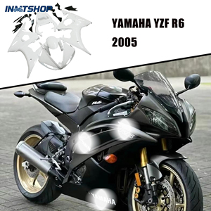 INMTSHOP - Kit de <span class=keywords><strong>Carenado</strong></span> y Carrocería de Plástico para Motocicleta Yamaha YZF <span class=keywords><strong>R6</strong></span> <span class=keywords><strong>2005</strong></span> - Personalización a Medida - Product Image 3