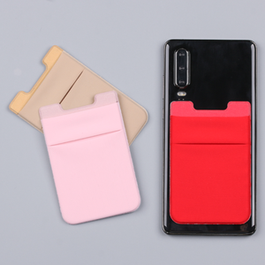 Sẵn Sàng Để Tàu Điện Thoại Di Động Chủ Sở Hữu Thẻ Điện Thoại Wallet Stick Trên Lycra Chủ Thẻ Cho Trường Hợp Điện Thoại - Product Image 3